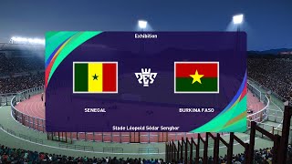 Senegal vs Burkina Faso 06092024 Africa Cup of Nations PES 2021 [upl. by Stalker392]