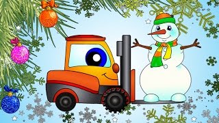 Weihnachts Spass im Schnee mit Bagger Christmas cartoons [upl. by Box930]