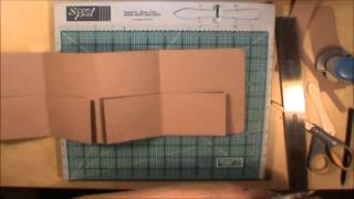 File Folder Mini Scrapbook Album Tutorial Style 2 [upl. by Quartis]