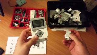 Lego Mindstorms EV3 Robotics Lesson 2  Explanation of input and output [upl. by Lacombe]