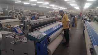 Toyota Air jet loom Amirtham textiles mils [upl. by Norag]