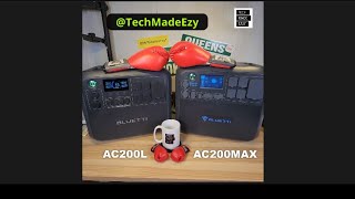 COMPARISON Bluetti AC200L and Bluetti AC200Max [upl. by Namrak]