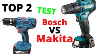 TOP 2  MEILLEURE PERCEUSEVISSEUSE SANS FIL A PERCUSSION  TEST COMPARATIF🔴BOSCH VS MAKITA🔴 [upl. by Toblat]