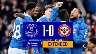 EXTENDED PREMIER LEAGUE HIGHLIGHTS EVERTON 10 BRENTFORD [upl. by Eilzel]