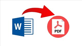 How to convert ms word file into PDF [upl. by Keefer457]