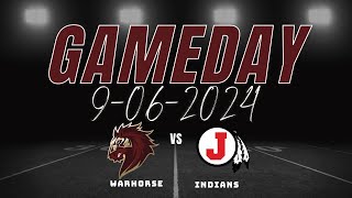 Devine Warhorses Vs Jourdanton Indians 962024 [upl. by Dugan886]