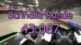 Kartpalast Bergkirchen  Raceway 24  Rundenzeit 43067 [upl. by Nahn457]