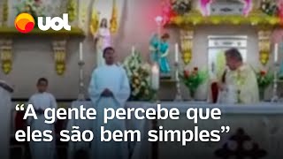 Padre reclama de tapete em decoração de casamento em igreja Casal pobre [upl. by Suired521]