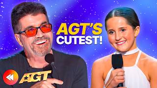 CUTEST Little Girl Auditions On Americas Got Talent 🥹💖 [upl. by Terencio649]