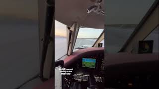 Landing a Metroliner visually on a 3300 foot 990 m runway in Northern Canada [upl. by Eenhpad218]