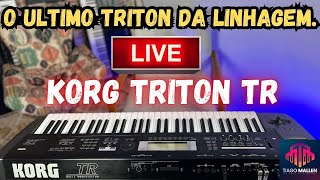 LIVE TIAGO MALLEN  KORG TRITON TR O ULTIMO A DA LINHAGEM TRITON live teclado keyboard [upl. by Eidde]