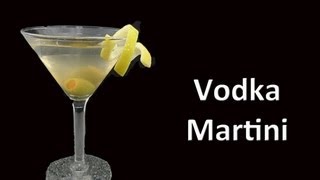 Perfect Vodka Martini Cocktail Recipe [upl. by Shiverick437]