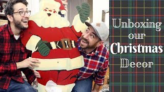 UNBOXING OUR CHRISTMAS DECORATIONS [upl. by Egag]