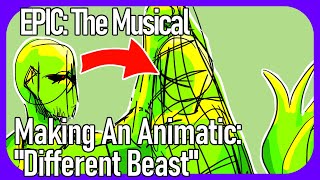 Making An Animatic  Different Beast Part 2  EPIC The musical animatic [upl. by Dahij970]