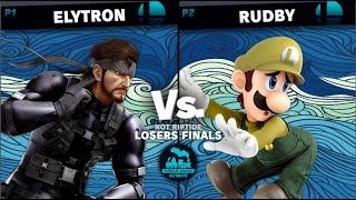 Not Going To Riptide 2  Losers Finals  Elytron Snake vs Rudby Luigi [upl. by Aneehsal]