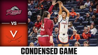 Rider vs Virginia Condensed Game  202324 ACC Womens Basketball [upl. by Ecahc]