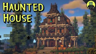 How To Build a Haunted Mansion in Minecraft Easy Tutorial [upl. by Llebasi]