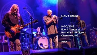 Govt Mule Live at Harrahs Event Center Cherokee NC  9302016 Full Show AUD [upl. by Clarey]