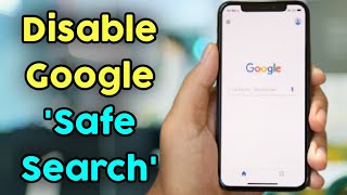 How To Turn Off Google Safe Search in Mobile  Disable Google Safe Search Chrome [upl. by Nylirac]