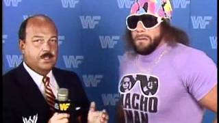 Macho Man Randy Savage interview nothing means nothing [upl. by Fiorenze811]