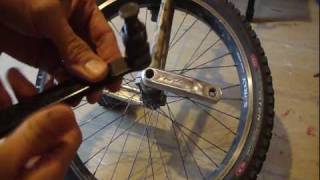 Crank removal tutorial Isis amp square taper [upl. by Ettecul]