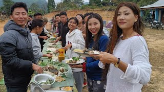 Christmas Feast with the guests  New Mandeu [upl. by Ahselyt]