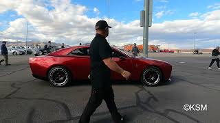 The electric Dodge Charger moves at Dodge Speed Week Las Vegas [upl. by Kaehpos]