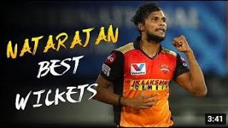 T Natarajan Best Wickets Best Yorkers Natarajan Bowling Yorker King Natarajan Yorkers [upl. by Siramad932]