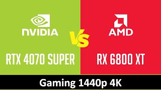 RTX 4070 SUPER vs RX 6800 XT [upl. by Asum]