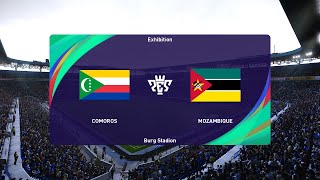 Comoros vs Mozambique 07072024 3rd place COSAFA Cup PES 2021 [upl. by Ailecara]