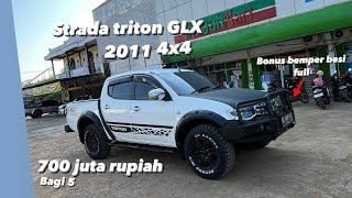 Tenaga di lumpur gak ada lawan Strada triton glx [upl. by Durand34]