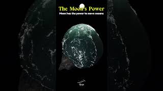 Moon has the power to move Oceans short moon earth solarsystem ocean universe planet space [upl. by Roberts]