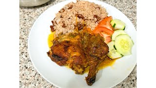 HOW TO MAKE THE BEST RICE AND PEAS WITH CHICKEN JAMAICAN STYLE 🇯🇲 Itswhitney2 howto [upl. by Ephraim79]