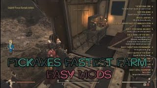 Fastest Pickaxe Farm Fallout 76 [upl. by Ynwat]