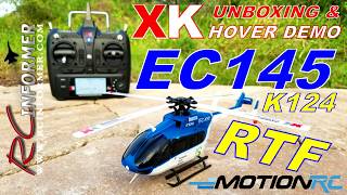 XK EC145 K124 RTF Helicopter from MotionRC UNBOXING By RCINFORMER [upl. by Charlotte150]