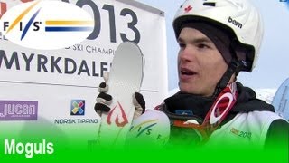 2013 VossOslo FIS Freestyle World Ski Championships mens moguls finals highlights [upl. by Fidela913]