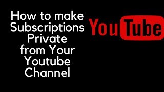 How to make subscriptions private [upl. by Htenaj]