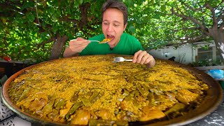 Authentic Spanish Paella HUGE PAELLA  Market Food Tour in Valencia Spain [upl. by Melvin]