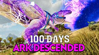 I Spent 100 Days In Ark Descended… Ark’s Craziest Mod [upl. by Corkhill603]