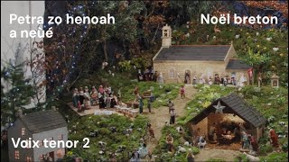 Petra zo henoah a neùé  Noël breton  tenor 2 [upl. by Ditter]