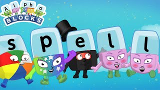 Ultimate Spelling Compilation  Learn to Read  officialalphablocks [upl. by Fesoy]