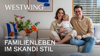 Modernes Familienleben im skandinavischen Stil  Wohnideen für ein Zuhause im Skandi Style Roomtour [upl. by Enidaj]