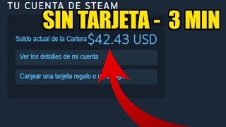 como PONER DINERO en STEAM SIN TARJETA [upl. by Sylirama375]