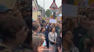 1000s Protesters Walthamstow [upl. by Lehcer]