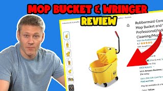 Reviewing The Rubbermaid Mop Bucket And Wringer Combo Is It Worth Your Money amazon home [upl. by Nwahsear]