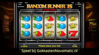 Random Runner 15 gokkast  JvH en Novomatic Slots online [upl. by Yukio]