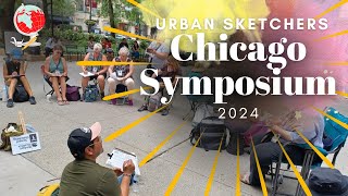 Urban Sketchers Symposium  Chicago 2024 [upl. by Eyahc489]