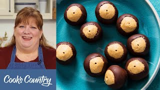 How to Make Buckeye Peanut Butter Candies [upl. by Duyne]