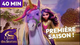 Lécole des licornes SAISON 1  🌈 dans 40 minutes  Dessins animés pour enfants [upl. by Martineau282]