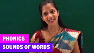 Sounds of Words  Learn Phonics  Phonics Video Lessons Part 1 [upl. by Akire]